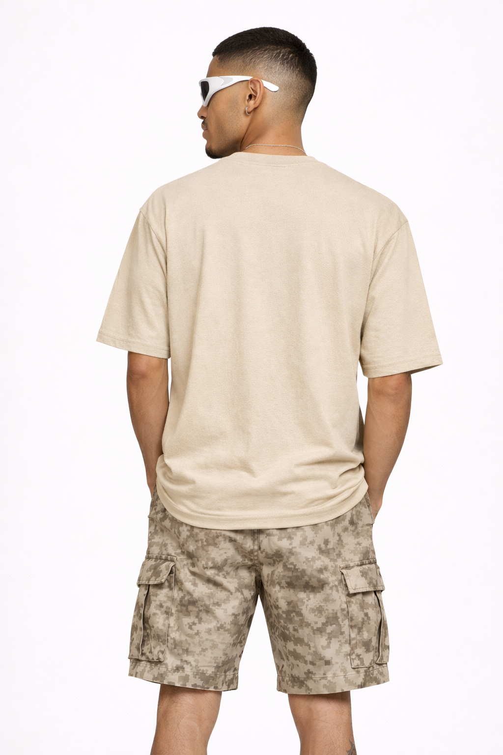 Team Logo Oversized Tee - Desert