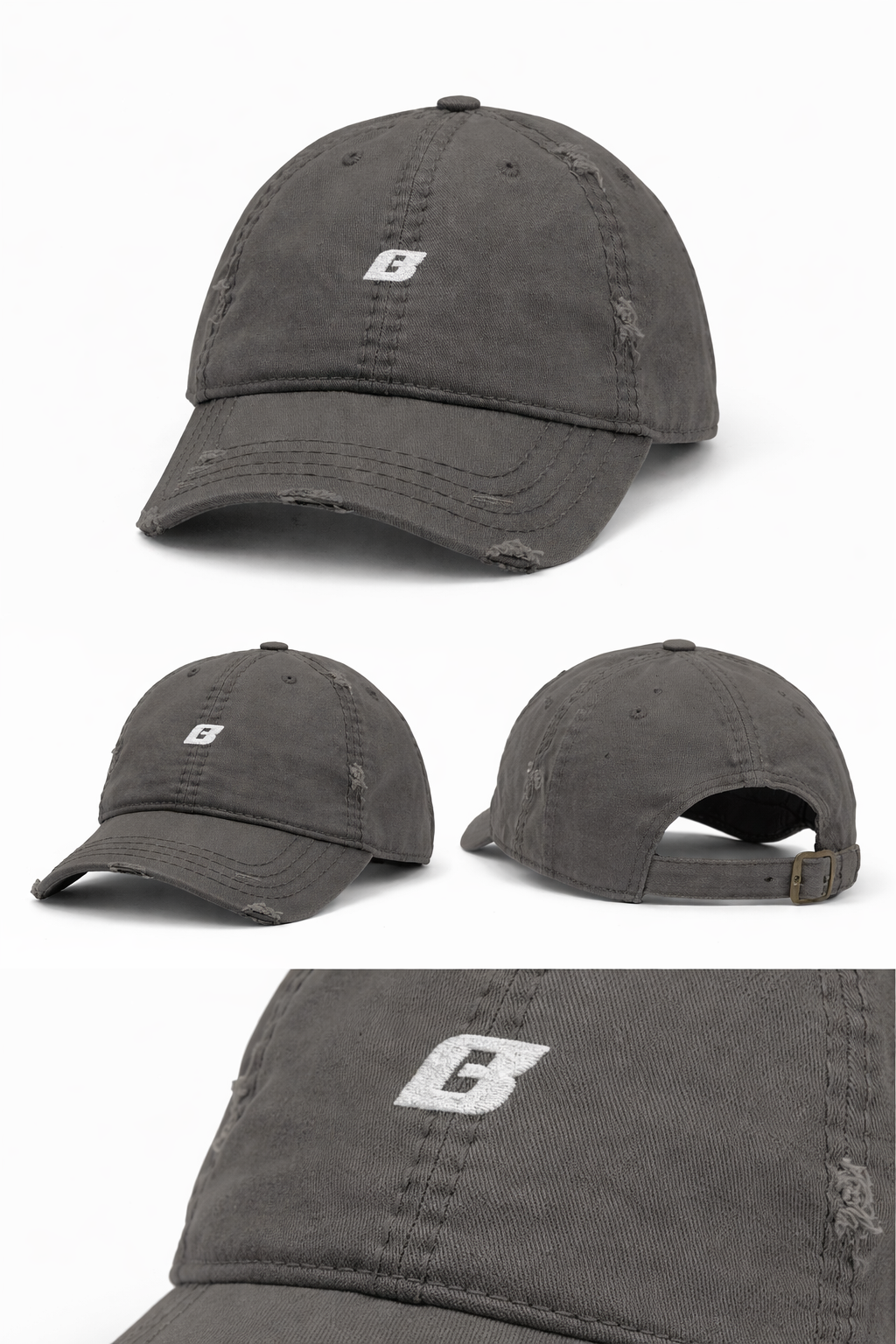 Distressed B Hat
